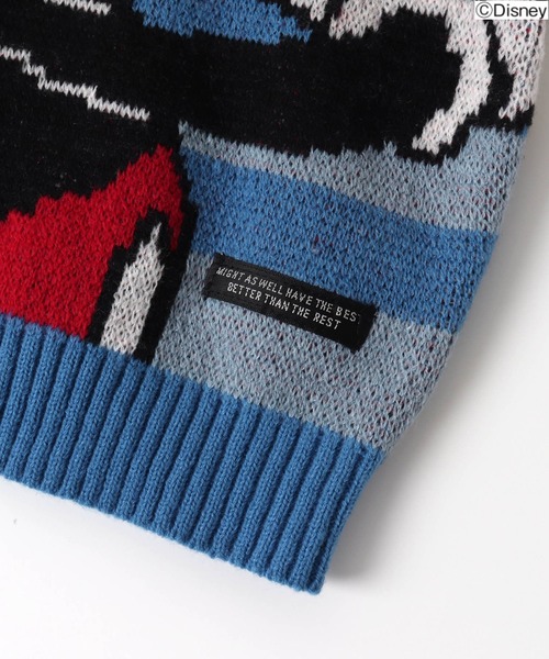 F.O.KIDS（エフオーキッズ）の「F.O.KIDS/エフオーキッズ ディズニーキャラクターセーター（ニット/セーター・キッズ・レッド/レインボー/ブルー・130/140/120）」の5枚目の写真