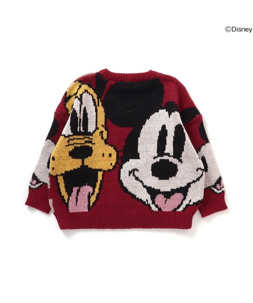 F.O.KIDS（エフオーキッズ）の「F.O.KIDS/エフオーキッズ ディズニーキャラクターセーター（ニット/セーター・キッズ・レッド/レインボー/ブルー・130/140/120）」の10枚目の写真