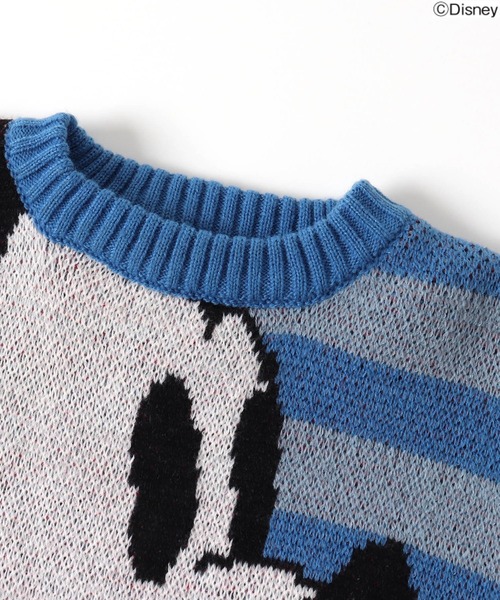 F.O.KIDS（エフオーキッズ）の「F.O.KIDS/エフオーキッズ ディズニーキャラクターセーター（ニット/セーター・キッズ・レッド/レインボー/ブルー・130/140/120）」の4枚目の写真