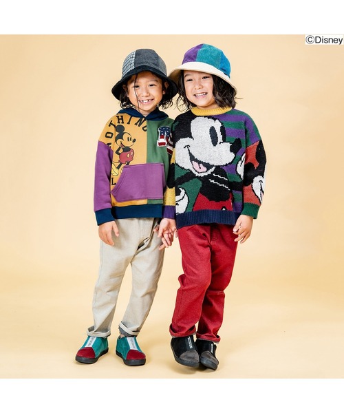 F.O.KIDS（エフオーキッズ）の「F.O.KIDS/エフオーキッズ ディズニーキャラクターセーター（ニット/セーター・キッズ・レッド/レインボー/ブルー・130/140/120）」の16枚目の写真