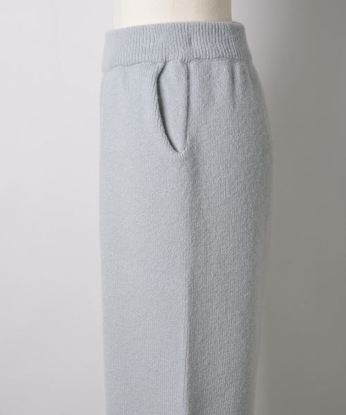 yae(ヤエ)の「Knit jogger pants/ニットジョガーパンツ(スウェットパンツ・レディース・ライトブルー/ホワイト/グレー・FREE)」の20枚目の写真