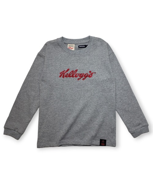 JUNKSOUL（ジャンクソウル）の「JUNKSOUL OUTDOOR/KELOGS(ケロッグ) TIGER BASKETBALL ロンT (M4)（Tシャツ/カットソー・キッズ・サーモンピンク/グレー・130/110/150/160/120/140/100）」の5枚目の写真