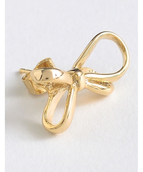 Re:EDIT（リエディ）の「[Accessory Collection]リボンデザインピアス（ピアス（両耳用）・レディース・シルバー/ゴールド・FREE）」の7枚目の写真