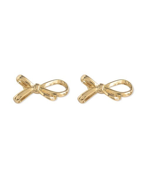 Re:EDIT（リエディ）の「[Accessory Collection]リボンデザインピアス（ピアス（両耳用）・レディース・シルバー/ゴールド・FREE）」の8枚目の写真