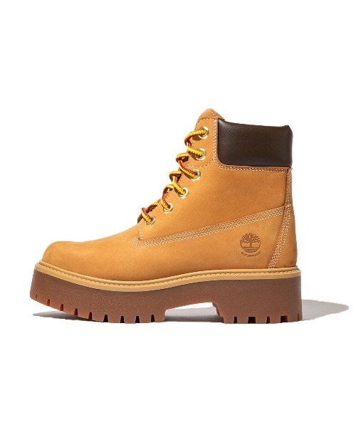 Timberland(ティンバーランド)の「Timberland Premium Platform 6in WP(ティンバーランド プレミアム プラットフォーム 6インチ ウォータープルーフ)(ブーツ・レディース・キャメル・22.5㎝/23.5cm/23cm/24.5cm/25cm/24cm)」の3枚目の写真
