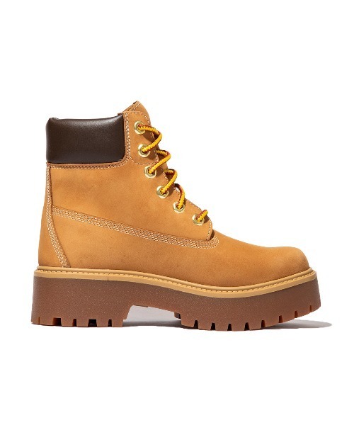 Timberland(ティンバーランド)の「Timberland Premium Platform 6in WP(ティンバーランド プレミアム プラットフォーム 6インチ ウォータープルーフ)(ブーツ・レディース・キャメル・22.5㎝/23.5cm/23cm/24.5cm/25cm/24cm)」の4枚目の写真