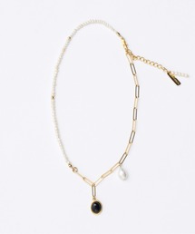 MAISON SPECIAL | Mix Chain Motif Gold Necklace/ミックスチェーンモチーフゴールドネックレス【MAISON SPECIAL/メゾンスペシャル】(ネックレス)