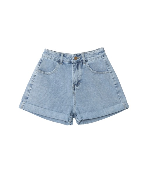 epa デニムハイウエストショートパンツ　M epa デニムハイウエストショートパンツ M - メルカリ