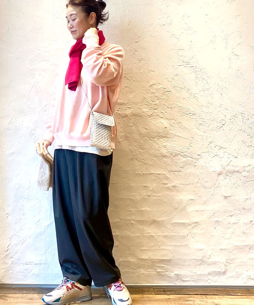 JOURNAL STANDARD LUXE（ジャーナルスタンダード　ラックス）の「TRピーチ クロスオーバーパンツ（その他パンツ・レディース・チャコールグレー/ネイビー・SMALL/MEDIUM）」の3枚目の写真