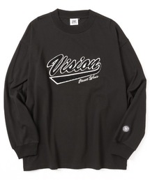 VISION STREET WEAR ヘビーウエイトサガラモックネックロングスリーブTシャツ