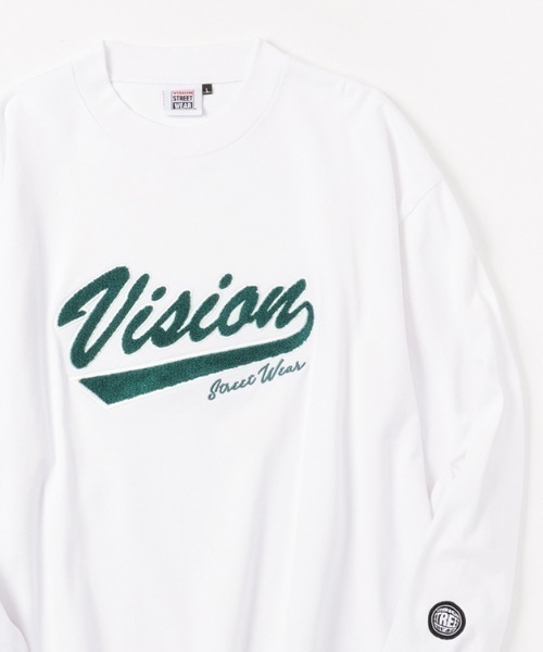 VISION STREET WEAR(ヴィジョンストリートウェア)の「VISION STREET WEAR ヘビーウエイトサガラモックネックロングスリーブTシャツ(Tシャツ/カットソー・メンズ・パープル/グリーン/ホワイト/ブラウン/ブラック・L/M/XL)」の13枚目の写真