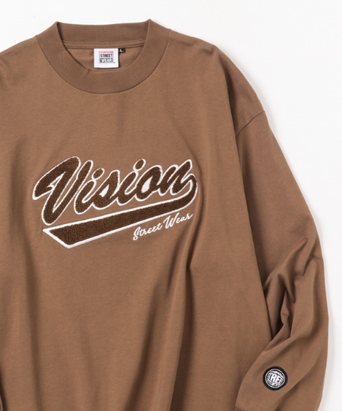 VISION STREET WEAR(ヴィジョンストリートウェア)の「VISION STREET WEAR ヘビーウエイトサガラモックネックロングスリーブTシャツ(Tシャツ/カットソー・メンズ・パープル/グリーン/ホワイト/ブラウン/ブラック・L/M/XL)」の14枚目の写真