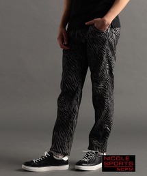 【NICOLE SPORTS】アラカルトテキスタイル デザインパンツ
