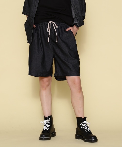 WHITELAND（ホワイトランド）の「【WEB&DEPOT限定】WHITELAND/ホワイトランド/OWL/DENIM SHORTS（デニムパンツ・レディース・ブラック/インディゴブルー・M/L）」の3枚目の写真