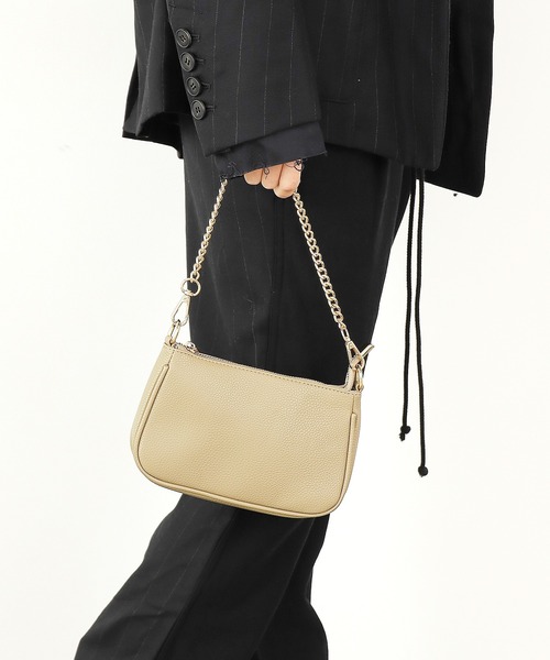 VELETTO(ベレット)の「▲VELETTO/ベレット マルチWAY ショルダーバッグ マルチミニバック(ショルダーバッグ・レディース・ダークベージュ/ブラック・FREE)」の6枚目の写真