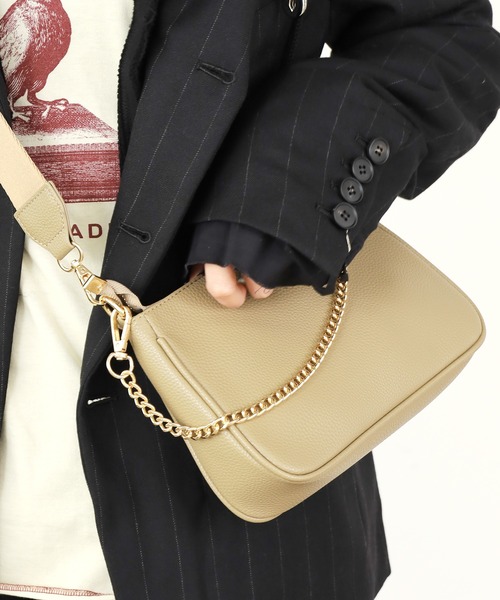 VELETTO(ベレット)の「▲VELETTO/ベレット マルチWAY ショルダーバッグ マルチミニバック(ショルダーバッグ・レディース・ダークベージュ/ブラック・FREE)」の21枚目の写真