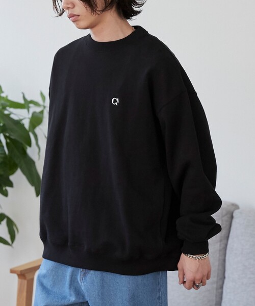coen（コーエン）の「§【CEC】ヘビーオンス刺繍クルーネックスウェット