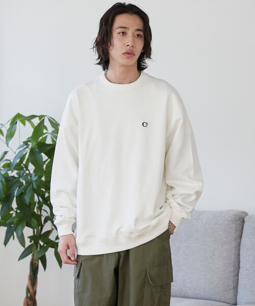 coen（コーエン）の「§【CEC】ヘビーオンス刺繍クルーネックスウェット