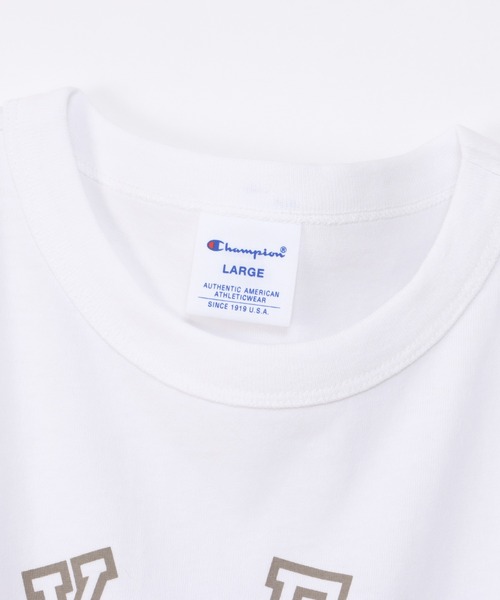 Champion(チャンピオン)の「【Champion/チャンピオン】メンズ ベーシック ショートスリーブTシャツ(Tシャツ/カットソー・メンズ・ブラック/イエロー系その他5/ネイビー/ホワイト/バーガンディー/グリーン系その他5/ホワイト×グレー/グレー・SMALL/MEDIUM/LARGE/X-LARGE)」の11枚目の写真
