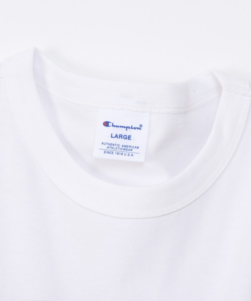 Champion(チャンピオン)の「【Champion/チャンピオン】メンズ ベーシック ショートスリーブTシャツ(Tシャツ/カットソー・メンズ・ブラック/イエロー系その他5/ネイビー/ホワイト/バーガンディー/グリーン系その他5/ホワイト×グレー/グレー・SMALL/MEDIUM/LARGE/X-LARGE)」の14枚目の写真