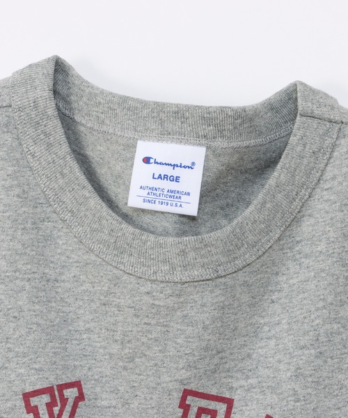 Champion(チャンピオン)の「【Champion/チャンピオン】メンズ ベーシック ショートスリーブTシャツ(Tシャツ/カットソー・メンズ・ブラック/イエロー系その他5/ネイビー/ホワイト/バーガンディー/グリーン系その他5/ホワイト×グレー/グレー・SMALL/MEDIUM/LARGE/X-LARGE)」の20枚目の写真