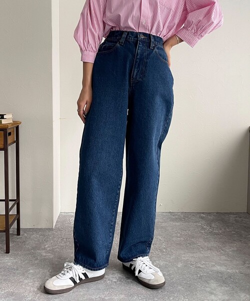 GEVACO（ゲバコ）の「【GEVACO】12.5ozストレートデニムパンツ（デニムパンツ・レディース・サックスブルー/ブルー/チャコールグレー・36/38）」の20枚目の写真