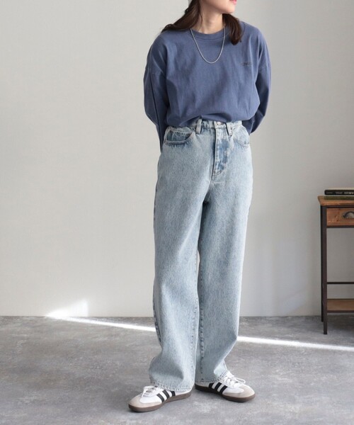 GEVACO（ゲバコ）の「【GEVACO】12.5ozストレートデニムパンツ（デニムパンツ・レディース・サックスブルー/ブルー/チャコールグレー・36/38）」の21枚目の写真