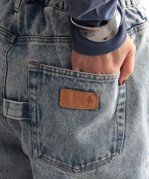 GEVACO（ゲバコ）の「【GEVACO】12.5ozストレートデニムパンツ（デニムパンツ・レディース・サックスブルー/ブルー/チャコールグレー・36/38）」の9枚目の写真