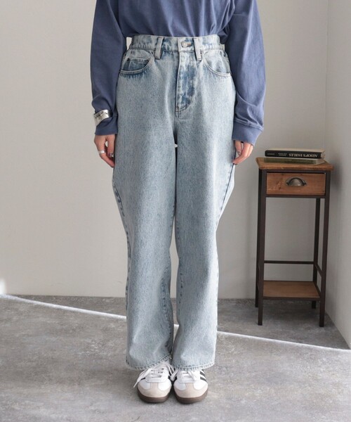 GEVACO（ゲバコ）の「【GEVACO】12.5ozストレートデニムパンツ（デニムパンツ・レディース・サックスブルー/ブルー/チャコールグレー・36/38）」の18枚目の写真