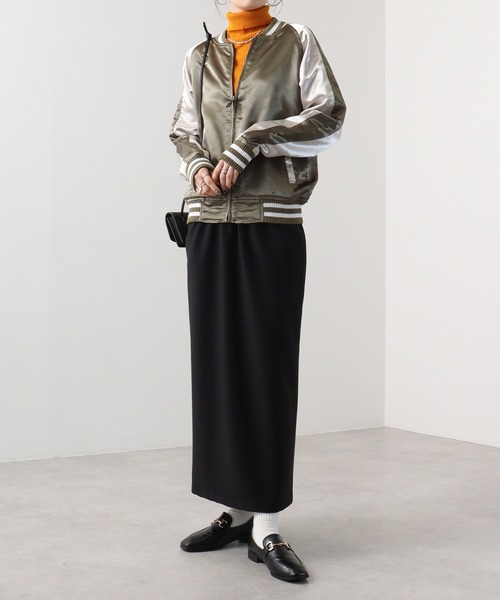 ACE(エース)の「ACE サテンスカジャン(スカジャン・メンズ・ピンク/レッド/ブラック/サックスブルー/カーキ/ブルーグリーン/ブルー・L/4L/LL/3L/M)」の22枚目の写真