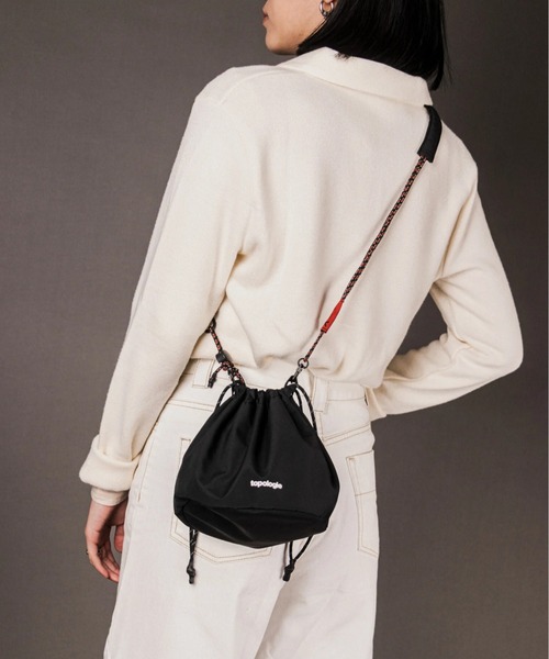 Topologie(トポロジー)の「Topologie/トポロジー Reversible Bucket リバーシブルバケット 【バッグ単体】(ショルダーバッグ・メンズ・グレー/ブルー/ブラック・F)」の12枚目の写真