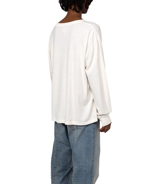 KAMIYA(カミヤ)の「HEVAN AND HELL' Printed L/S T-shirt(Tシャツ/カットソー・メンズ・ホワイト/パープル/ブラック・SMALL/LARGE/MEDIUM/X-LARGE)」の19枚目の写真