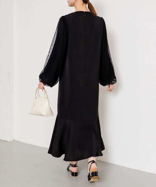 SENSE OF PLACE by URBAN RESEARCH（センスオブプレイスバイアーバンリサーチ）の「チェックシアーワンピース（ワンピース・レディース・アイボリー/ブラック/ライトブラウン・S/ONE）」の14枚目の写真