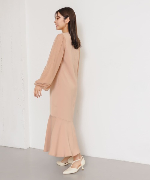 SENSE OF PLACE by URBAN RESEARCH（センスオブプレイスバイアーバンリサーチ）の「チェックシアーワンピース（ワンピース・レディース・アイボリー/ブラック/ライトブラウン・S/ONE）」の17枚目の写真