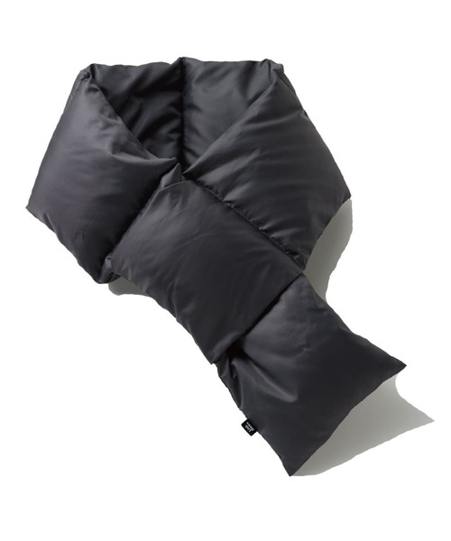 Live in comfort（リブインコンフォート）の「リブ　イン　コンフォート　軽くて便利なリサイクルダウンネックウォーマー（ネックウォーマー/スヌード・レディース・チャコール・ONE SIZE）」の2枚目の写真