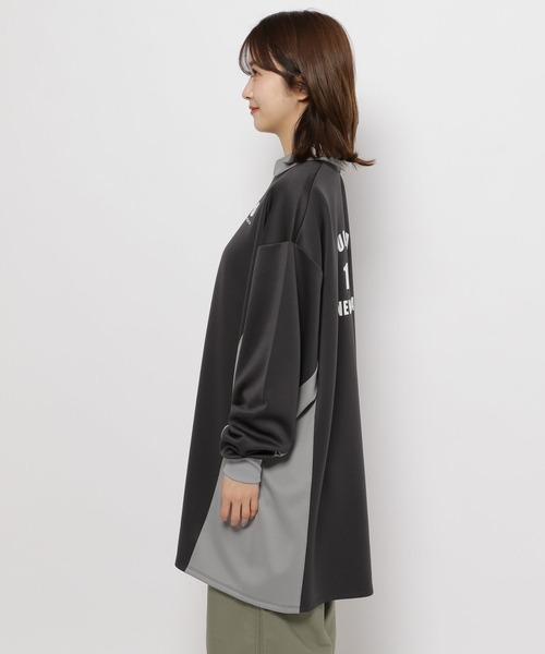 niko and...(ニコアンド)の「SPORTSユニフォームワンピース(ワンピース・レディース・チャコール/アイボリー/グレー・MEDIUM/LONG)」の15枚目の写真