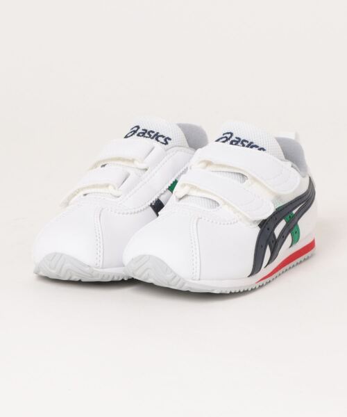 SUKUSUKU(スクスク)の「ASICS KIDS(アシックス キッズ)コトラ MINI SL 2(スニーカー・キッズ・ホワイト×ブルー・16.5cm/17.0cm/17.5cm/18.0cm/18.5cm/19.0cm/19.5cm/20.0cm/20.5cm/21.0cm/21.5cm/22.0cm/16.0cm)」の1枚目の写真