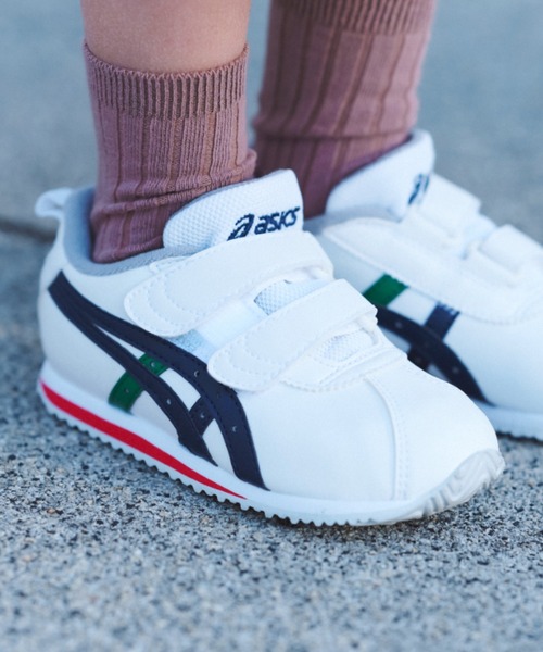 SUKUSUKU(スクスク)の「ASICS KIDS(アシックス キッズ)コトラ MINI SL 2(スニーカー・キッズ・ホワイト×ブルー・16.5cm/17.0cm/17.5cm/18.0cm/18.5cm/19.0cm/19.5cm/20.0cm/20.5cm/21.0cm/21.5cm/22.0cm/16.0cm)」の1枚目の写真