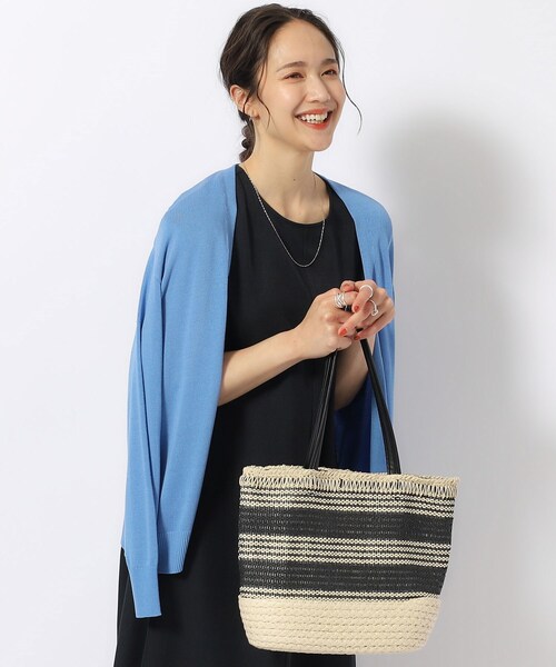 DRESKIP（ドレスキップ）の「◆【高レビュー/洗える/UV】さらりと羽織れる トッパーショートカーディガン（カーディガン/ボレロ・レディース・オフホワイト/ライトグレー/ピンク系/イエロー系その他/ブラック/ライトブルー・00）」の5枚目の写真