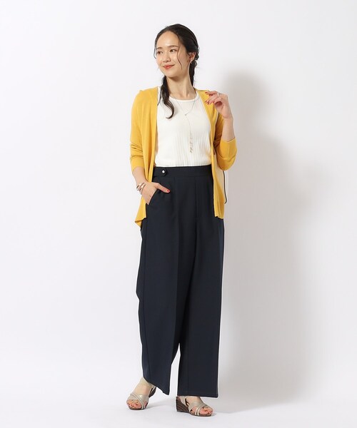 DRESKIP（ドレスキップ）の「◆【高レビュー/洗える/UV】さらりと羽織れる トッパーショートカーディガン（カーディガン/ボレロ・レディース・オフホワイト/ライトグレー/ピンク系/イエロー系その他/ブラック/ライトブルー・00）」の19枚目の写真