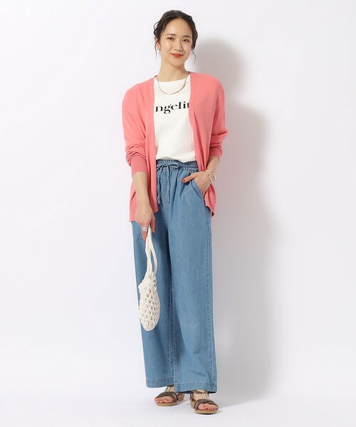 DRESKIP（ドレスキップ）の「◆【高レビュー/洗える/UV】さらりと羽織れる トッパーショートカーディガン（カーディガン/ボレロ・レディース・オフホワイト/ライトグレー/ピンク系/イエロー系その他/ブラック/ライトブルー・00）」の11枚目の写真