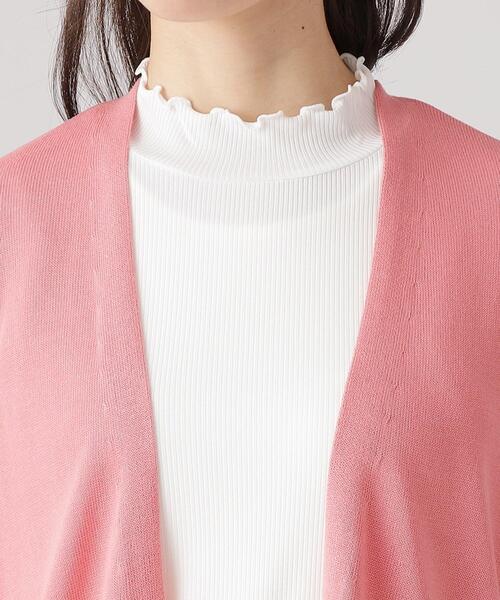 DRESKIP（ドレスキップ）の「◆【高レビュー/洗える/UV】さらりと羽織れる トッパーショートカーディガン（カーディガン/ボレロ・レディース・オフホワイト/ライトグレー/ピンク系/イエロー系その他/ブラック/ライトブルー・00）」の8枚目の写真