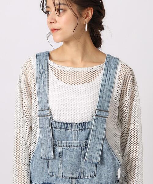 Cutie Blonde（キューティーブロンド）の「◆【M-LL/洗える】年中着られる 大人のデザインデニムオーバーオール（サロペット/オーバーオール・レディース・ブラック/ライトブルー・02/03/04）」の14枚目の写真