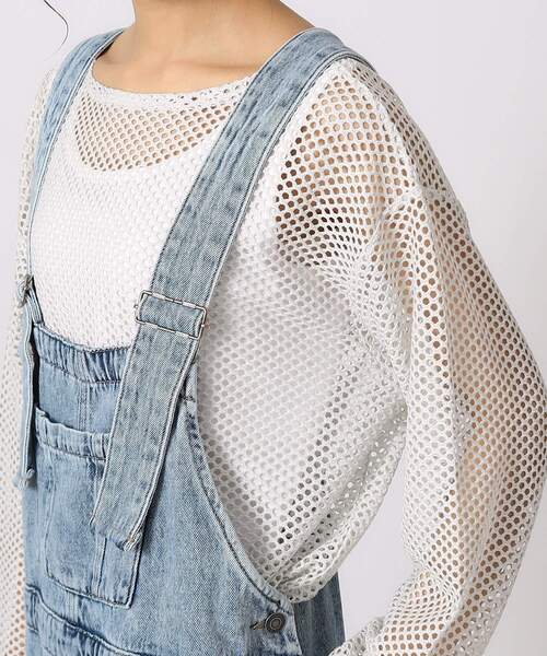 Cutie Blonde（キューティーブロンド）の「◆【M-LL/洗える】年中着られる 大人のデザインデニムオーバーオール（サロペット/オーバーオール・レディース・ブラック/ライトブルー・02/03/04）」の16枚目の写真