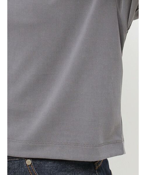 LAGUNAMOON（ラグナムーン）の「クロップドカットトップス（Tシャツ/カットソー・レディース・クリーム/チャコールグレー/アイボリー・FREE）」の10枚目の写真