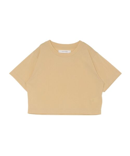 LAGUNAMOON（ラグナムーン）の「クロップドカットトップス（Tシャツ/カットソー・レディース・クリーム/チャコールグレー/アイボリー・FREE）」の20枚目の写真