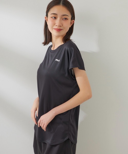 FILA（フィラ）の「【FILA/フィラ】レディース水陸両用フィットネスウェア3点セット　セット水着  ヨガウェア ピラティス トレーニングウェア（水着・レディース・グレー/ブラック/ホワイト・LARGE/XXXX-LARGE/XXX-LARGE/XX-LARGE/SMALL/MEDIUM/X-LARGE）」の22枚目の写真