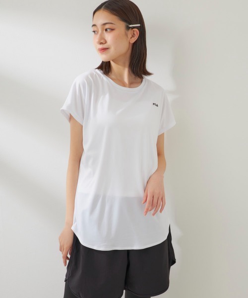 FILA（フィラ）の「【FILA/フィラ】レディース水陸両用フィットネスウェア3点セット　セット水着  ヨガウェア ピラティス トレーニングウェア（水着・レディース・グレー/ブラック/ホワイト・LARGE/XXXX-LARGE/XXX-LARGE/XX-LARGE/SMALL/MEDIUM/X-LARGE）」の13枚目の写真