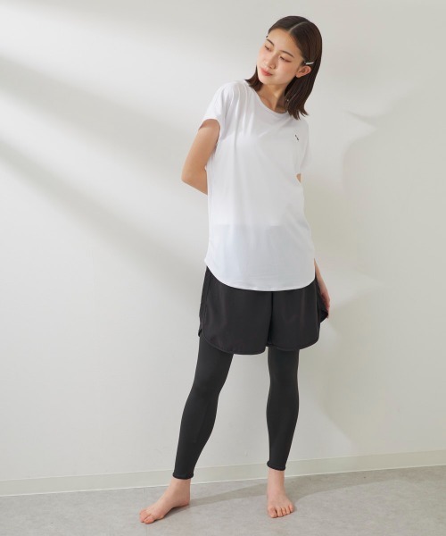 FILA（フィラ）の「【FILA/フィラ】レディース水陸両用フィットネスウェア3点セット　セット水着  ヨガウェア ピラティス トレーニングウェア（水着・レディース・グレー/ブラック/ホワイト・LARGE/XXXX-LARGE/XXX-LARGE/XX-LARGE/SMALL/MEDIUM/X-LARGE）」の14枚目の写真