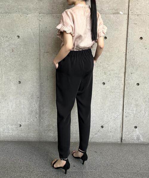 Liesse（リエス）の「リネンギャザースリーブブラウス（シャツ